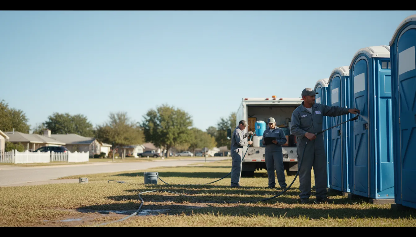 Long-Term Portable Toilet Rental in Sherrard, IL near me
